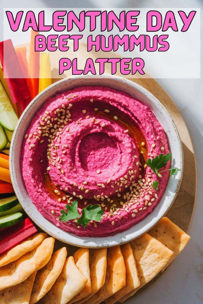 Beet Hummus Platter