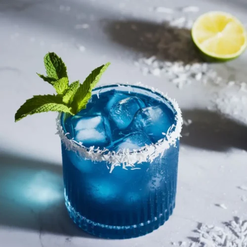 Blue Winter Wonderland Cocktail