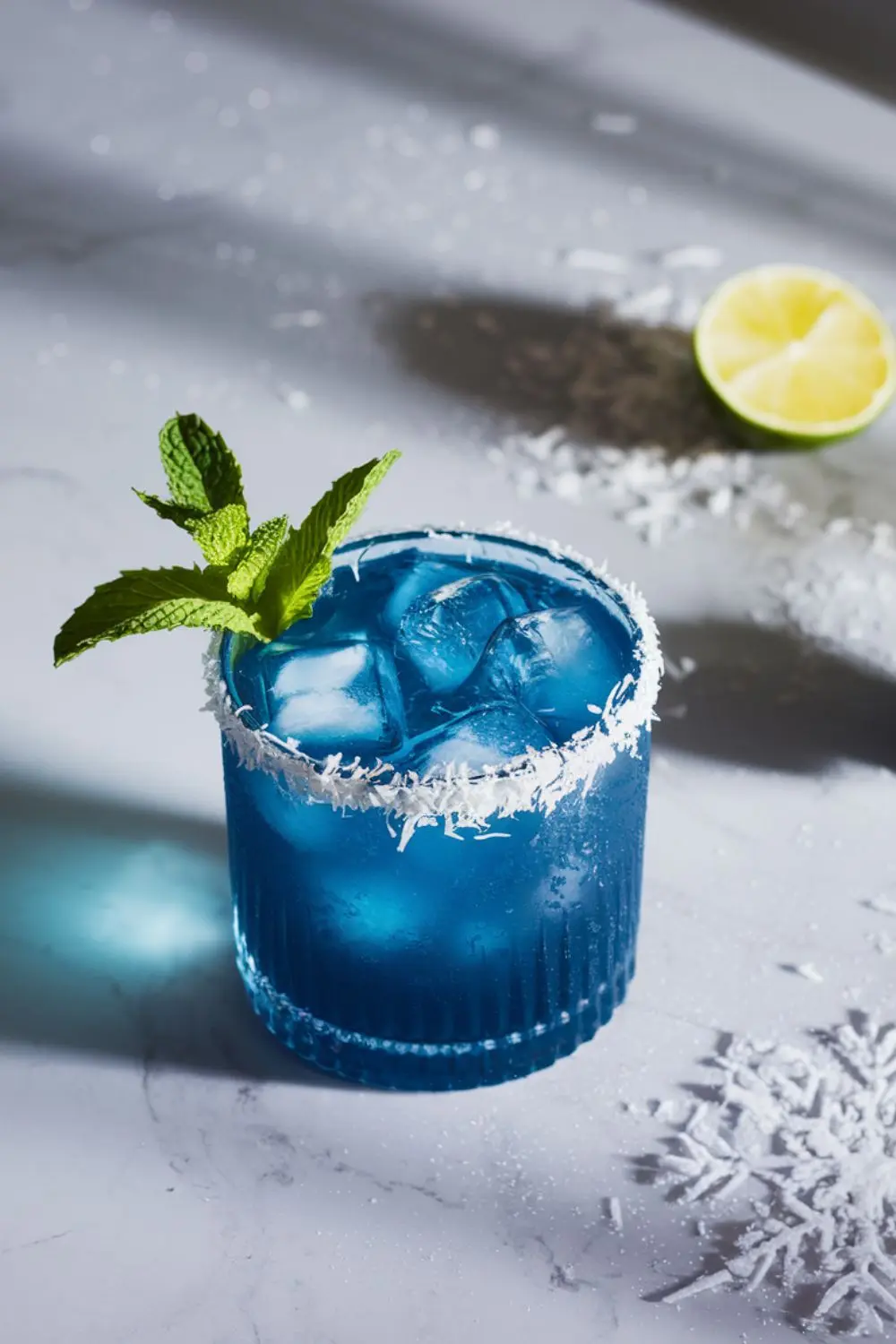 Blue Winter Wonderland Cocktail