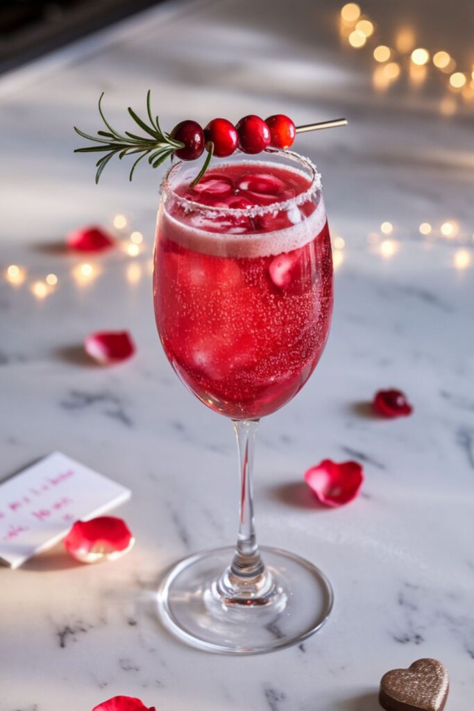 Cranberry Champagne Cocktail