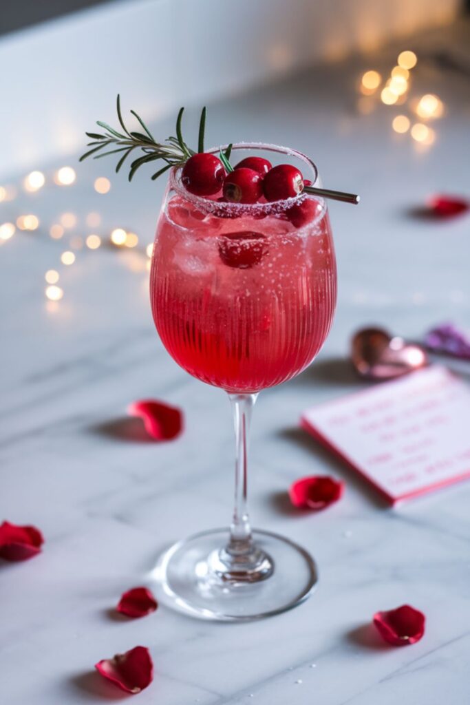 Cranberry Champagne Cocktail