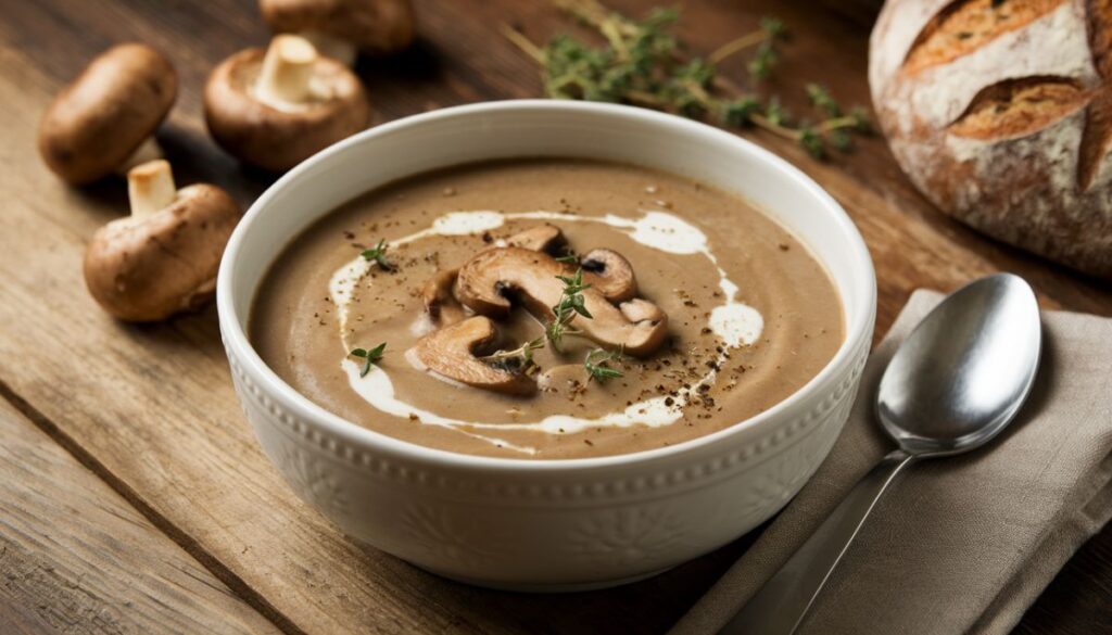 Creamy Shiitake Mushroom soup Recipe