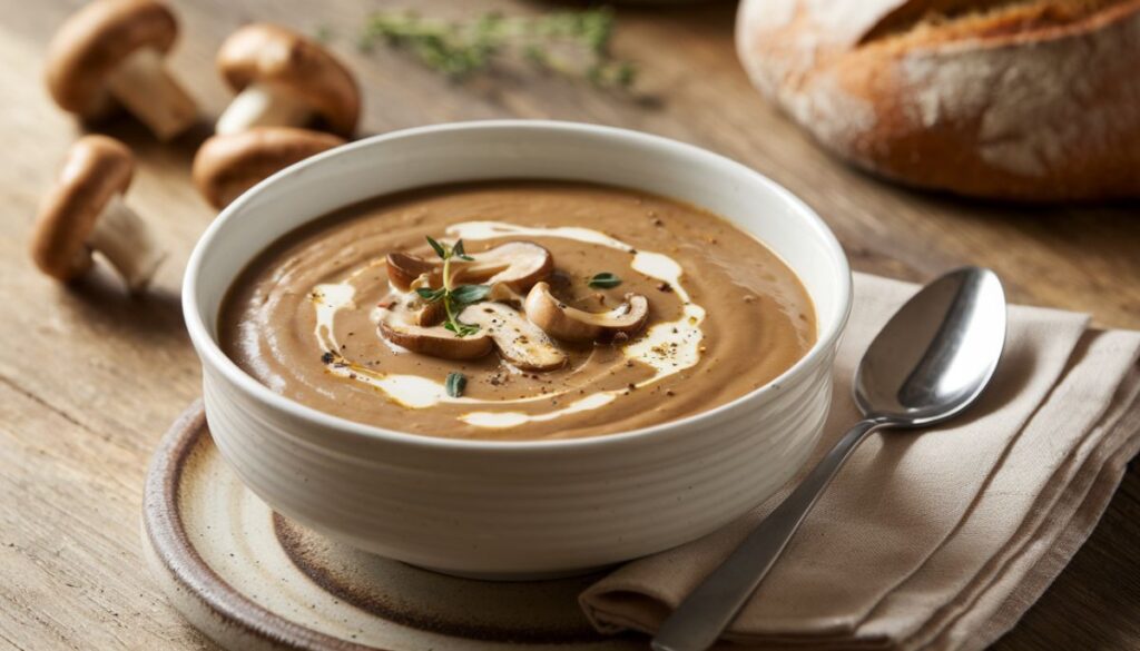 Creamy Shiitake Mushroom soup Recipe