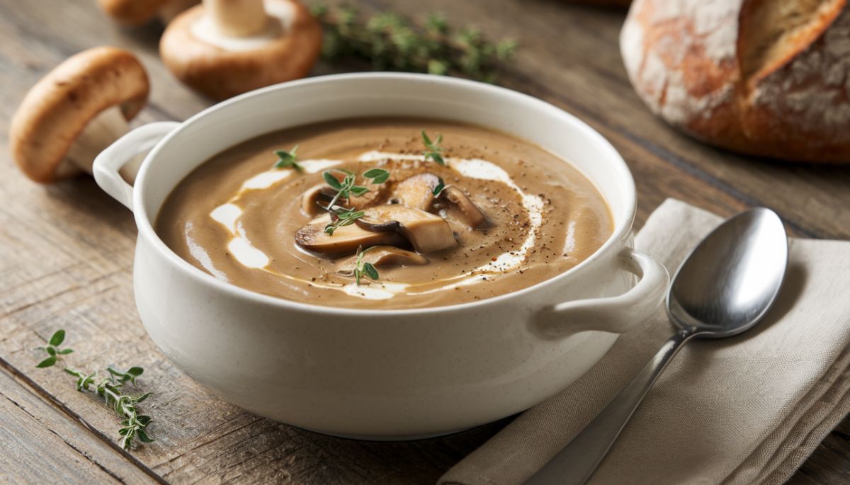 Creamy Shiitake Mushroom soup Recipe