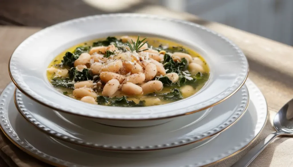 Tuscan White Bean and Kale Soup