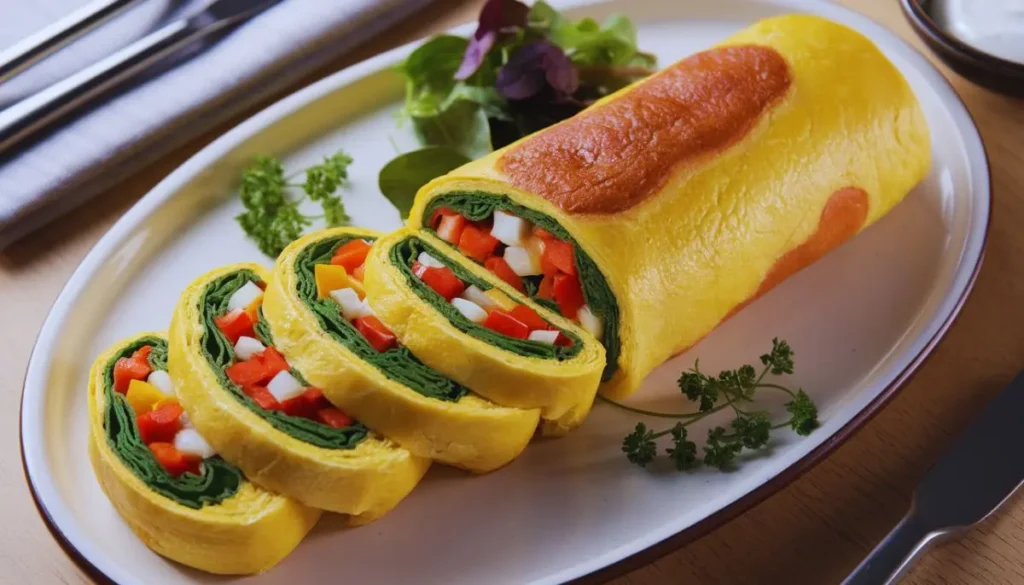 Veggie Omelette Roll