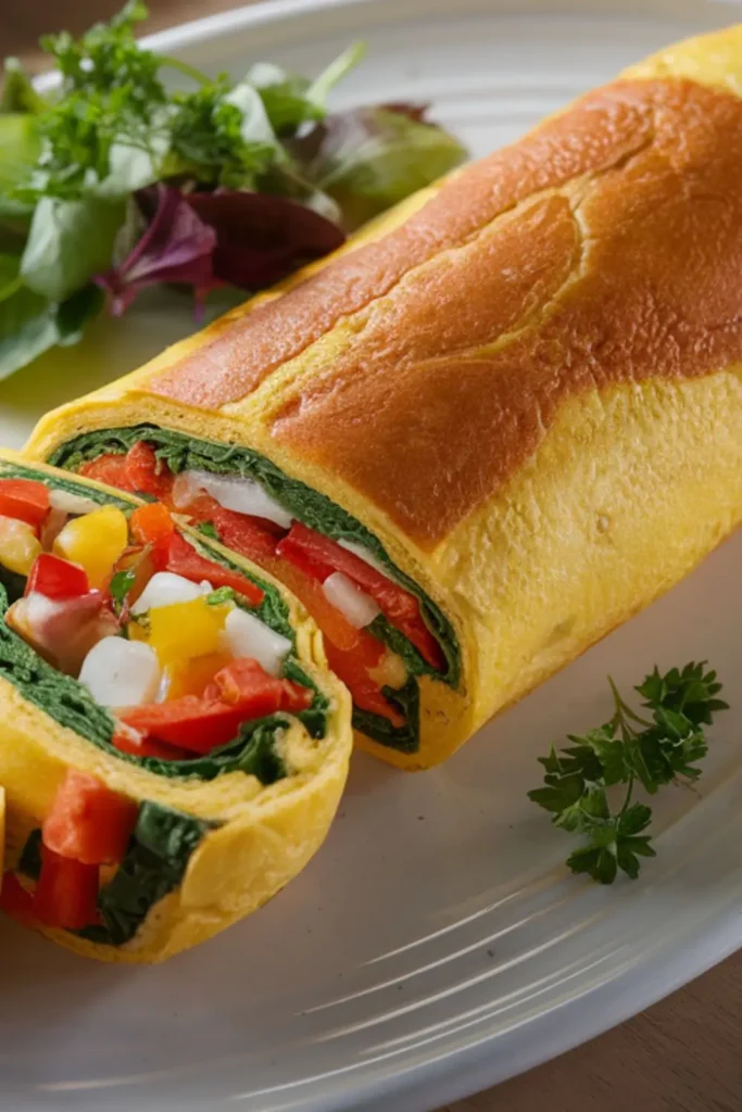 Veggie Omelette Roll