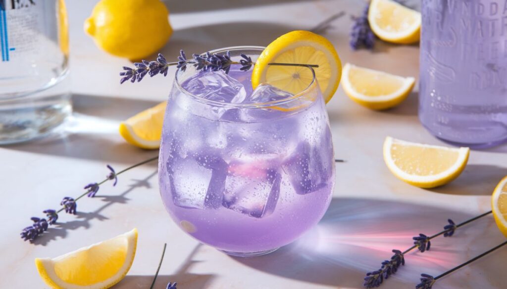 Lavender Lemonade Vodka Spritzer