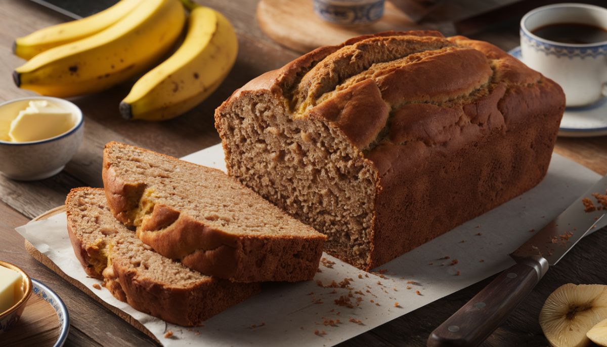 Simple Moist Banana Bread Recipe, Easy And Delicious