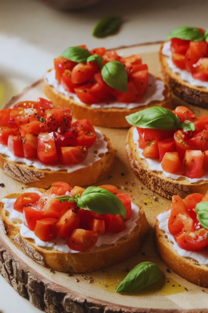 Tomato Basil Bruschetta